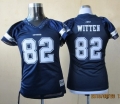 Dallas Cowboys #82 Witten Blue Womens Field Flirt Fashion Jersey