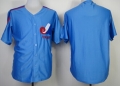 Montreal Expos Blank 1982 Blue Throwback Jersey