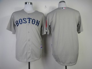Boston Red Sox Blank Gray Jersey
