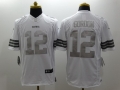 Nike Cleveland Browns #12 Josh Gordon Platinum White Limited Jersey