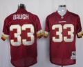 Washington Redskins #33 Sammy Baugh Red Throwback Jersey