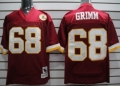 Washington Redskins #68 Russ Grimm Red Throwback Jersey