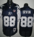 Dallas Cowboys #88 Michael Irvin Blue Thanksgiving 75TH Throwback Jersey