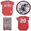 Cleveland Indians #20 Frank Robinson 1975 Red Throwback Jersey