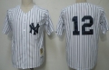 New York Yankees #12 Wade Boggs 1996 White Throwback Jersey