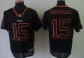 Nike Chicago Bears #15 Brandon Marshall Lights Out Black Elite Jersey