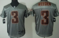 Nike Cleveland Browns #3 Brandon Weeden Gray Shadow Elite Jersey
