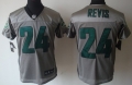 Nike New York Jets #24 Darrelle Revis Gray Shadow Elite Jersey
