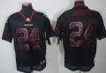 Nike Houston Texans #24 Johnathan Joseph Lights Out Black Elite Jersey