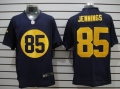 Nike Green Bay Packers #85 Greg Jennings Navy Blue Elite Jersey