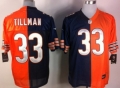 Nike Chicago Bears #33 Charles Tillman Blue/Orange Two Tone Elite Jersey
