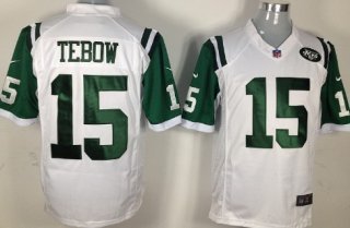 Nike New York Jets #15 Tim Tebow White Game Jersey