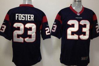 Nike Houston Texans #23 Arian Foster Blue Game Jersey