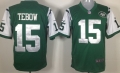 Nike New York Jets #15 Tim Tebow Green Game Jersey