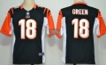 Nike Cincinnati Bengals #18 A.J. Green Black Game Jersey
