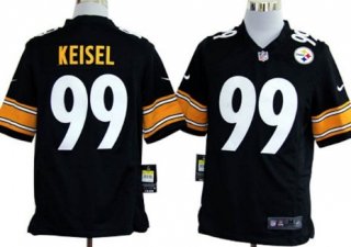 Nike Pittsburgh Steelers #99 Brett Keisel Black Game Jersey