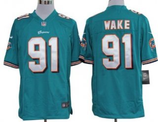 Nike Miami Dolphins #91 Cameron Wake Green Game Jersey