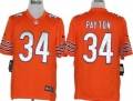 Nike Chicago Bears #34 Walter Payton Orange Game Jersey