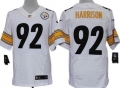 Nike Pittsburgh Steelers #92 James Harrison White Elite Jersey