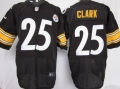Nike Pittsburgh Steelers #25 Ryan Clark Black Elite Jersey