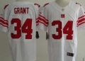 Nike New York Giants #34 Deon Grant White Elite Jersey