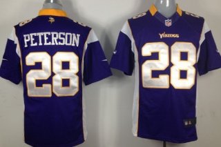 Nike Minnesota Vikings #28 Adrian Peterson Purple Limited Jersey