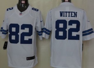 Nike Dallas Cowboys #82 Jason Witten White Limited Jersey