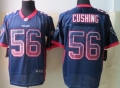 Nike Houston Texans #56 Brian Cushing Drift Fashion Blue Elite Jersey