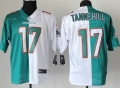 Nike Miami Dolphins #17 Ryan Tannehill Green/White Two Tone Elite Jersey