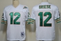 Miami Dolphins #12 Bob Griese White Throwback Jersey