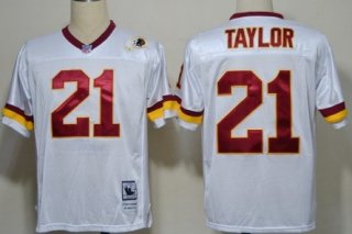 Washington Redskins #21 Sean Taylor White Throwback Jersey