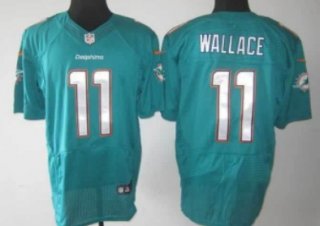 Nike Miami Dolphins #11 Mike Wallace 2013 Green Elite Jersey