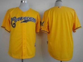 Milwaukee Brewers Blank Yellow Jersey