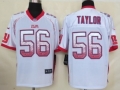 Nike New York Giants #56 Lawrence Taylor Drift Fashion White Elite Jersey