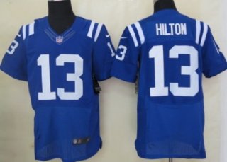 Nike Indianapolis Colts #13 T.Y. Hilton Blue Elite Jersey