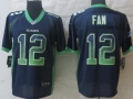 Nike Seattle Seahawks #12 Fan Drift Fashion Blue Elite Jersey