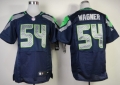 Nike Seattle Seahawks #54 Bobby Wagner Navy Blue Elite Jersey