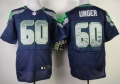 Nike Seattle Seahawks #60 Max Unger Navy Blue Elite Jersey
