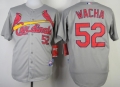 St. Louis Cardinals #52 Michael Wacha Gray Jersey