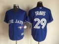 Men's Toronto Blue Jays #29 Devon Travis Alternate Blue 2015 MLB Cool Base Jersey