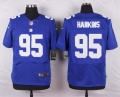 Men's New York Giants #95 Johnathan Hankins Royal Blue Team Color NFL Nike Elite Jersey