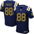 Men's New York Jets #88 Jace Amaro Navy Blue Alternate NFL Nike Elite Jersey