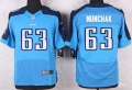 Men's Tennessee Titans #63 Mike Munchak Light Blue Retired Player NFL Nike Elite Jersey