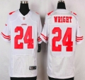 San Francisco 49ers #24 Shareece Wright Nike White Elite Jersey