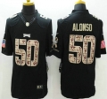 Philadelphia Eagles #50 Kiko Alonso Nike Salute to Service Nike Black Limited Jersey