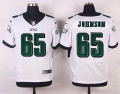 Philadelphia Eagles #65 Lane Johnson White Road NFL Nike Elite Jersey