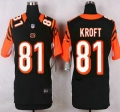 Cincinnati Bengals #81 Tyler Kroft Black Team Color NFL Nike Elite Jersey