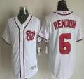 Men's Washington Nationals ##6 Anthony Rendon Home White 2015 MLB Cool Base Jersey