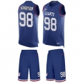 Nike Giants #98 Damon Harrison Royal Blue Team Color Men's Stitched NFL Limited Tank Top Suit Jersey
