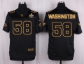 Nike Cardinals #58 Daryl Washington Pro Line Black Gold Collection Men's Stitched NFL Elite Jersey
